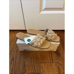 a new day Maggie Embellished Braided Slide Sandals Women’s Size 9 New with Tags
